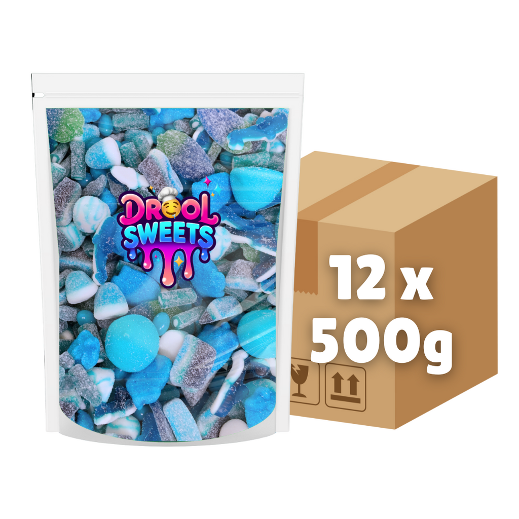 Drool Sweets Blue Mix 500g | Case of 12 | Wholesale Pick ‘n’ Mix