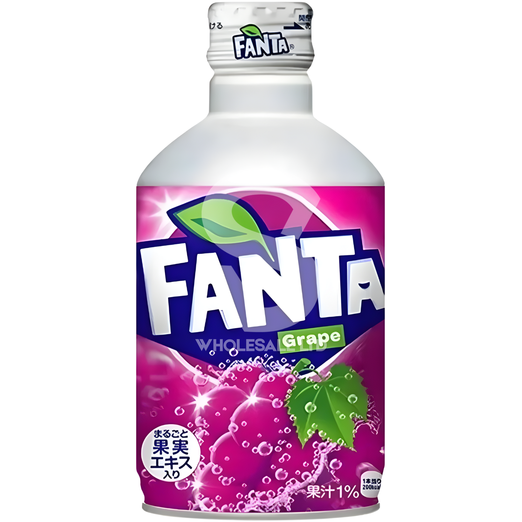 Fanta Grape Flavour Soda 330ml Aluminium Bottle | Case of 24 | Japan Import