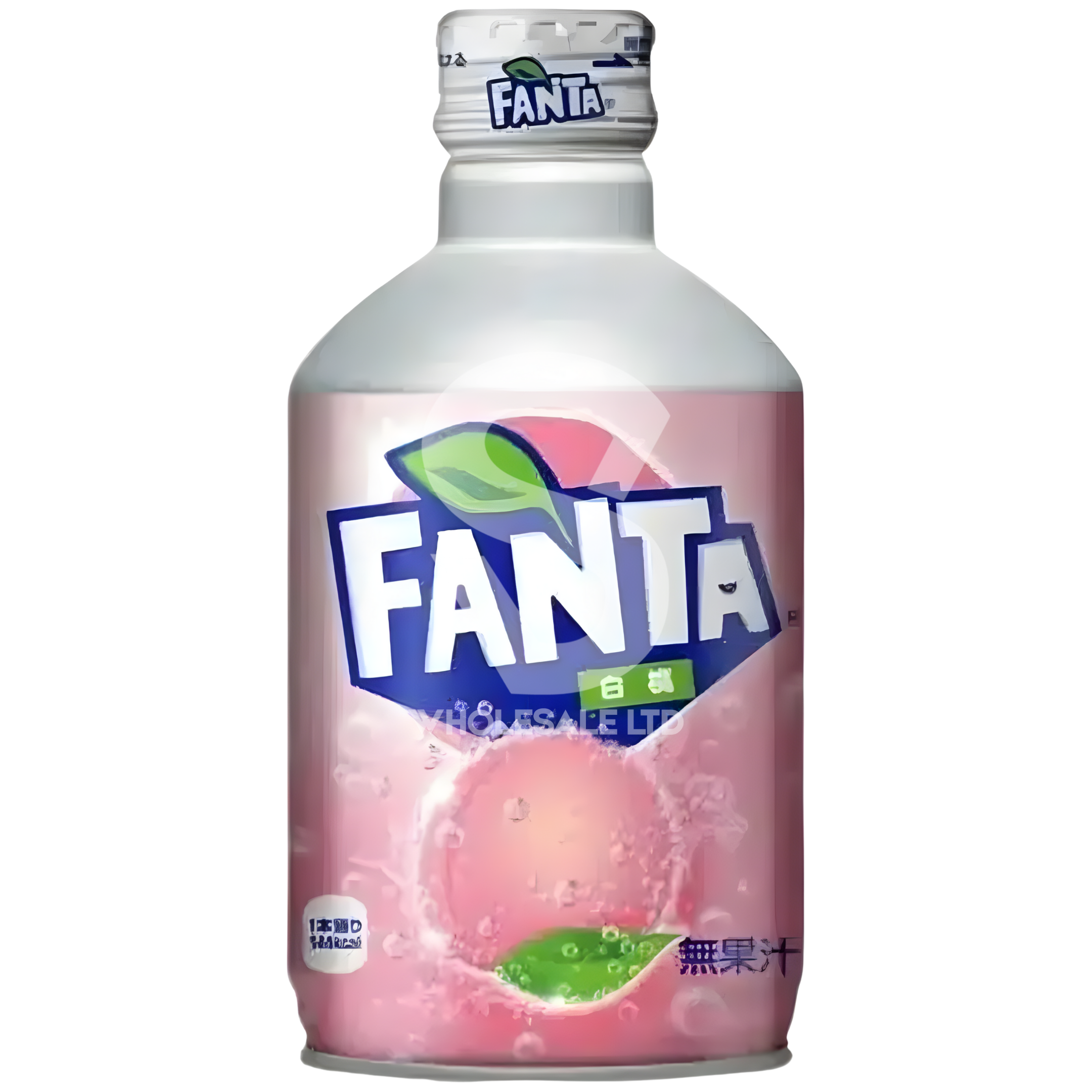 Fanta Peach Flavour Soda 330ml Aluminium Bottle | Case of 24 | Japan Import