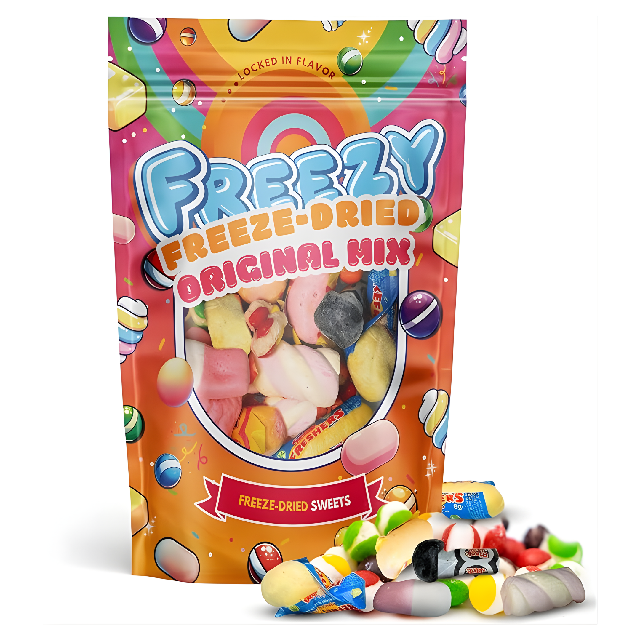 Freezy Freeze-Dried Original Mix 120g | Crunchy Candy Selection