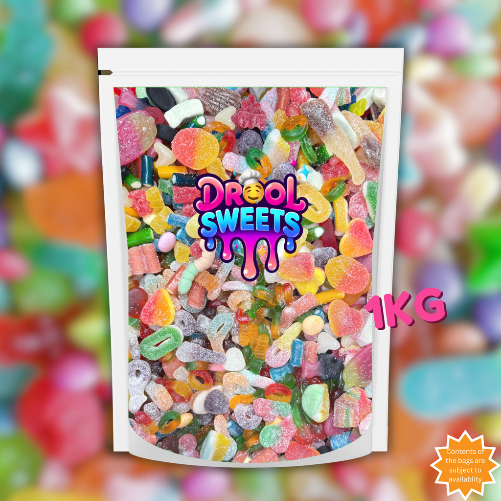 Drool Sweets Pick ‘n’ Mix Sweets – Mixed Candy Bag (500g, 1kg or 2kg)