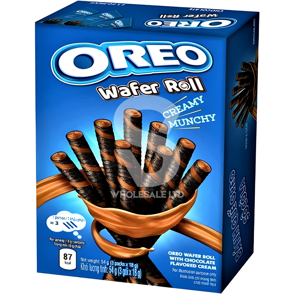 Oreo Wafer Roll Chocolate 54g | Case of 20 | Vietnam Import