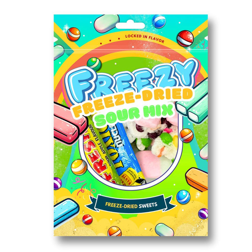 Freezy Freeze-Dried Sour Mix 120g | Case of 12 | Wholesale Freeze-Dried Sweets