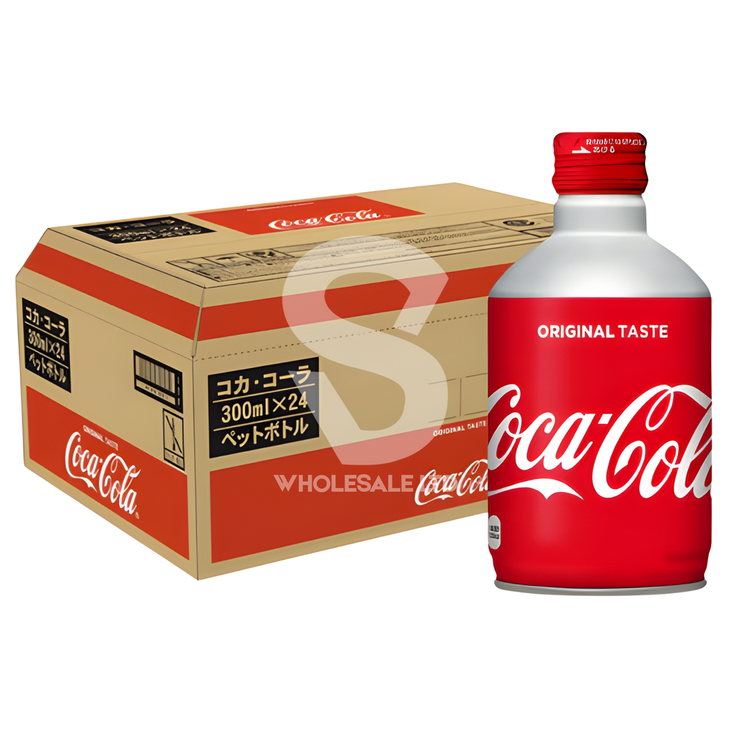 Coca-Cola Original Taste 300ml Aluminium Bottle | Case of 24 | Japan Import