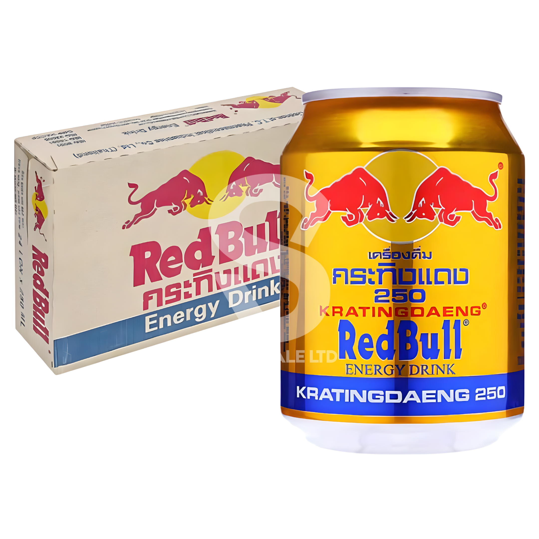 Red Bull Krating Daeng Energy Drink 250ml | Case of 24 | Thailand Import