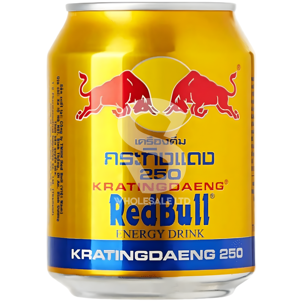 Red Bull Krating Daeng Energy Drink 250ml | Case of 24 | Thailand Import