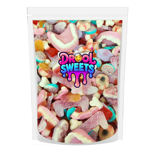 Drool Sweets Anatomy Mix 500g | Case of 12 | Wholesale Novelty Gummies