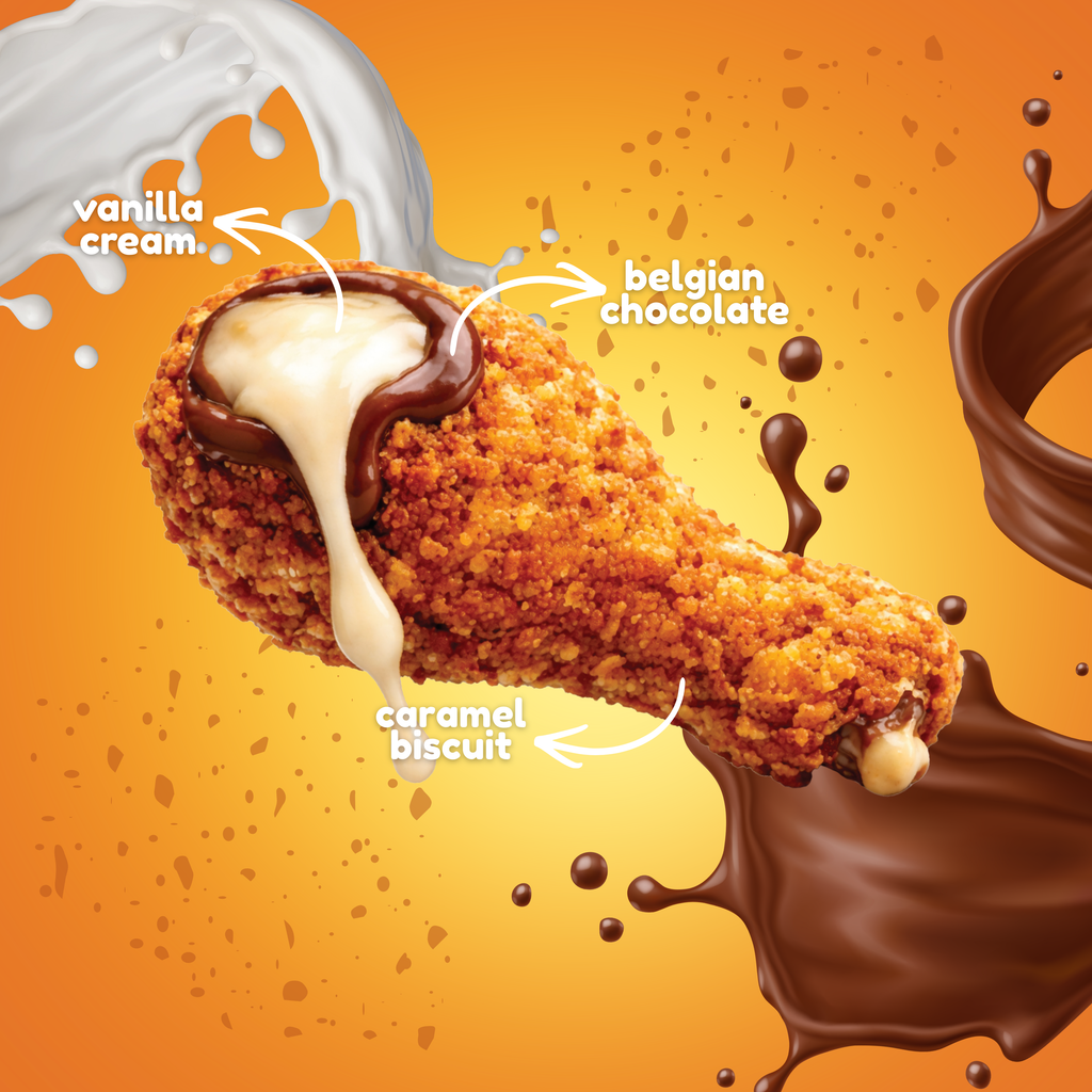 PRE-ORDER Cluck-o-late 50g – Chicken Drumstick Chocolate (Definitely Not Chicken…) By Drool Sweets