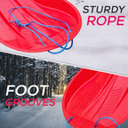 Red Snow Sledge – Lightweight Winter Sled for Kids & Adults