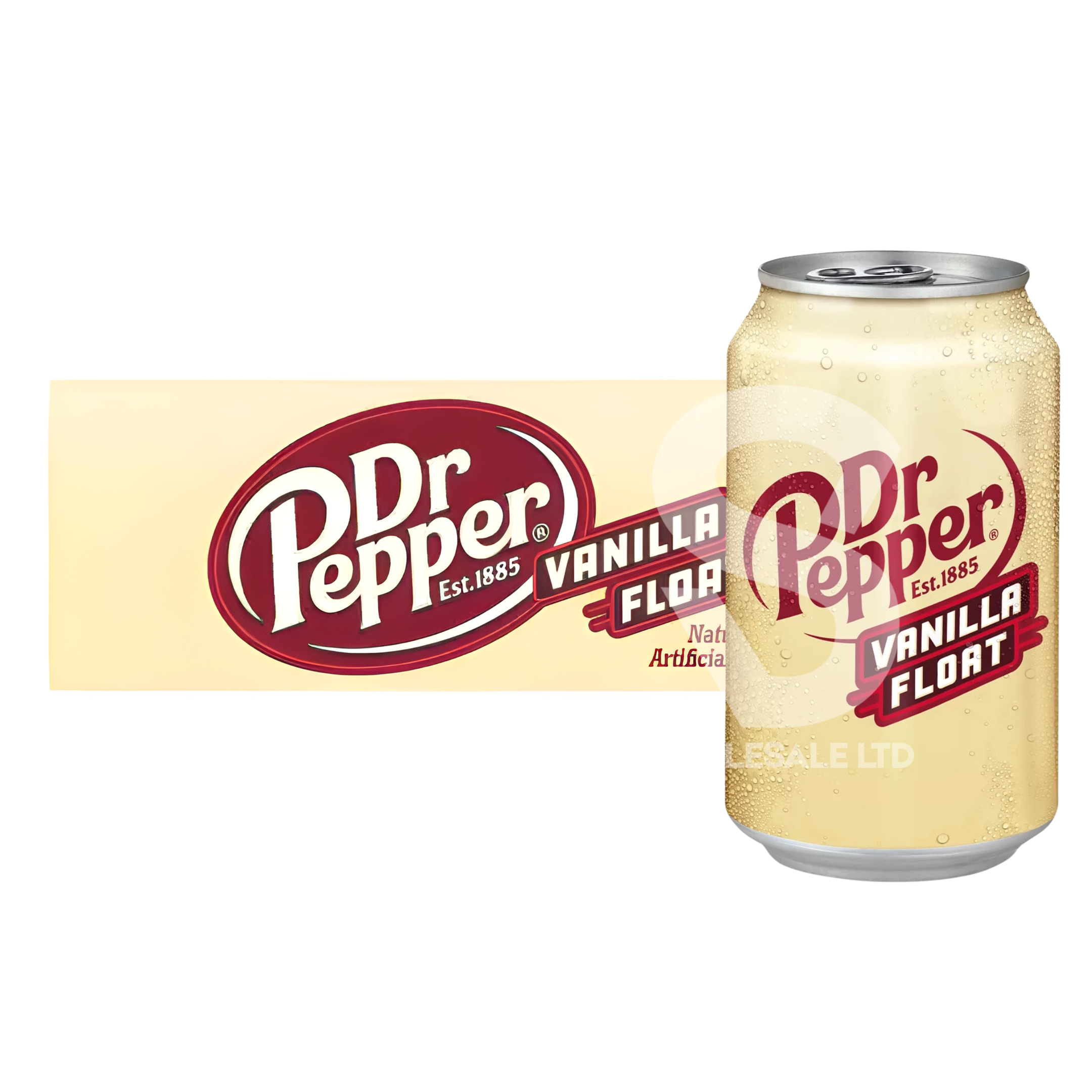 Dr Pepper Vanilla Float 355ml | Case of 12 | USA Import