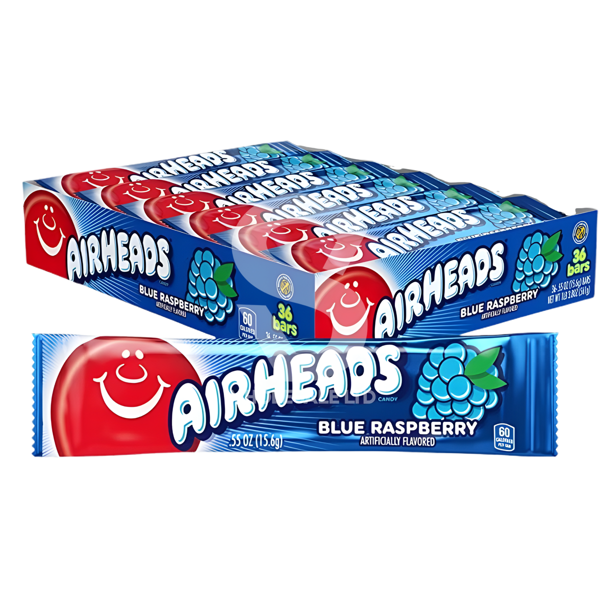 Blue Raspberry Alp Airheads Blue Raspberry 15.6g x 36 | Wholesale USA Candy – SV Wholesale