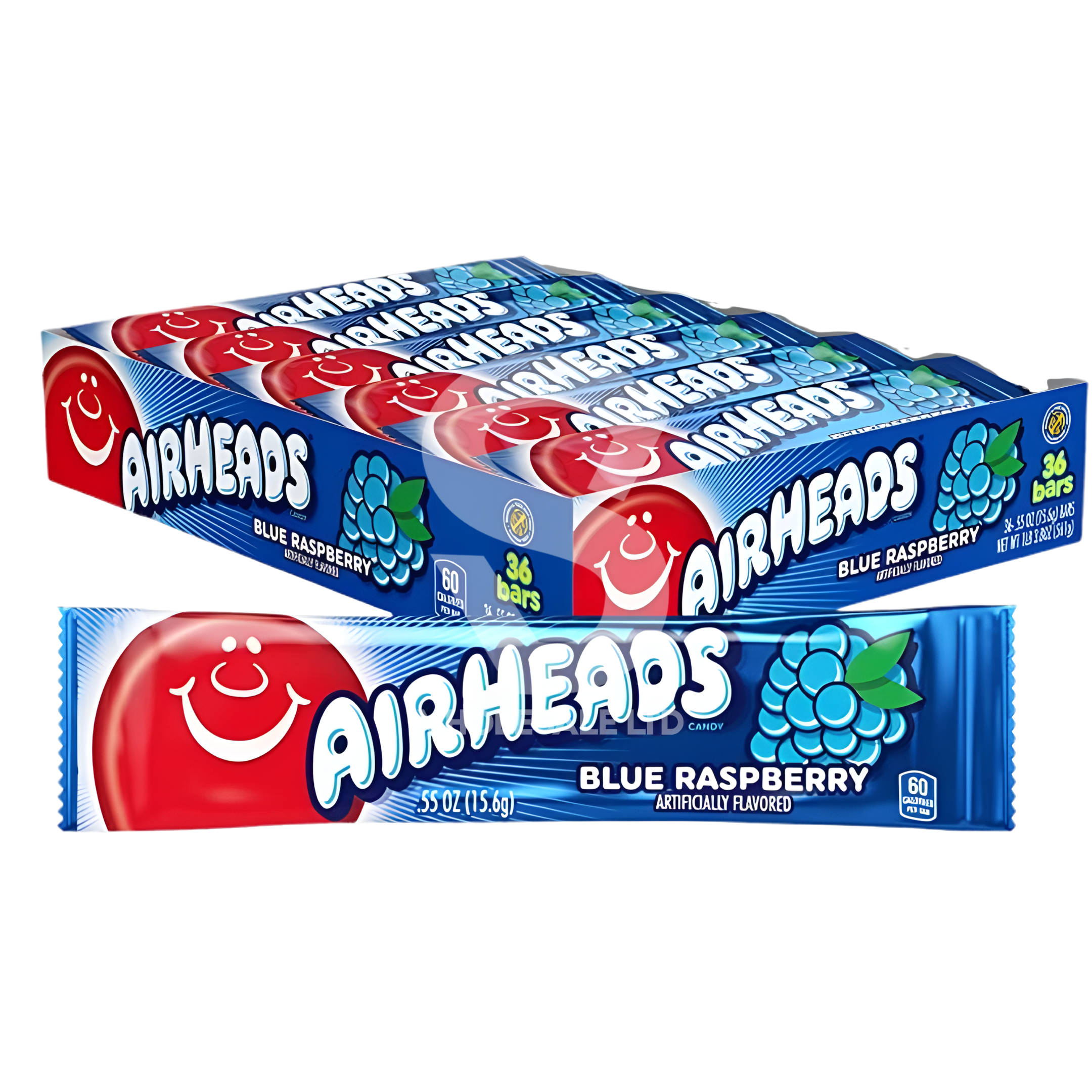 Airheads Blue Raspberry 15.6g | Case of 36 | USA Import