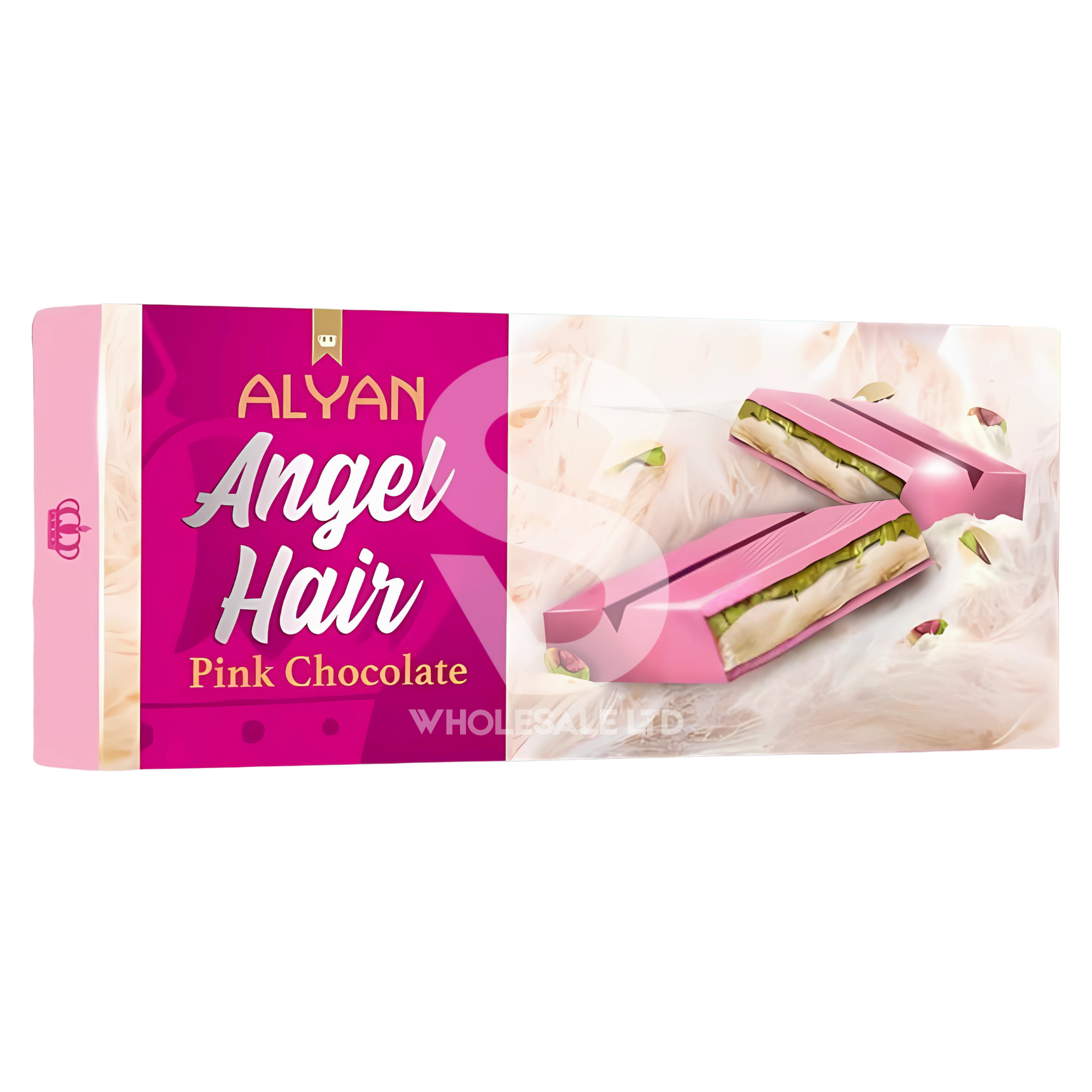 Alyan Angel Hair Chocolate 160g – Turkish Cotton Candy Style Chocolate with Pistachio