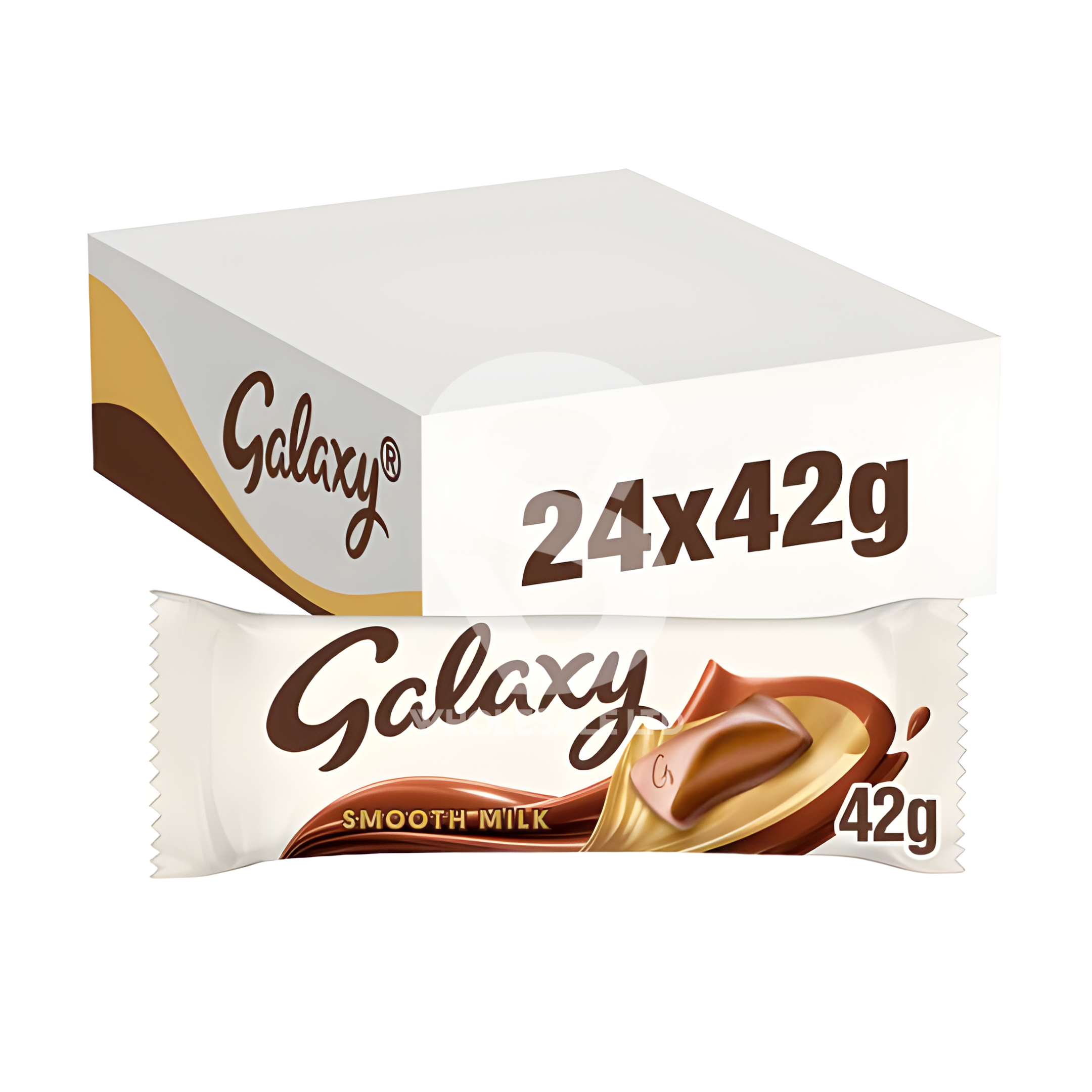 Galaxy Milk Chocolate Bars Case (24 × 42g) | Bulk Chocolate Bars for Sharing & Stocking Up