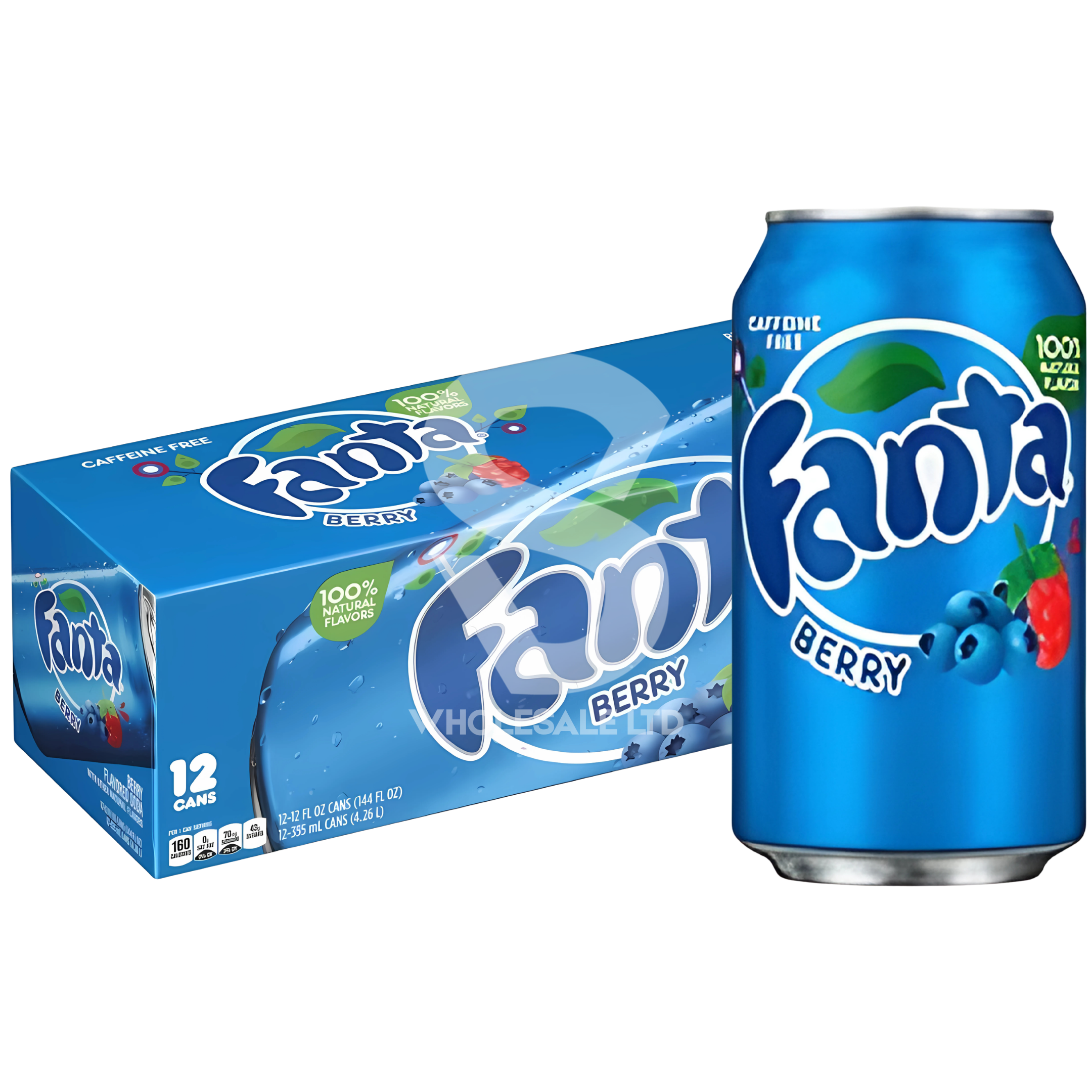 Fanta Berry USA 12-Can Pack (355ml) | American Import Soft Drink