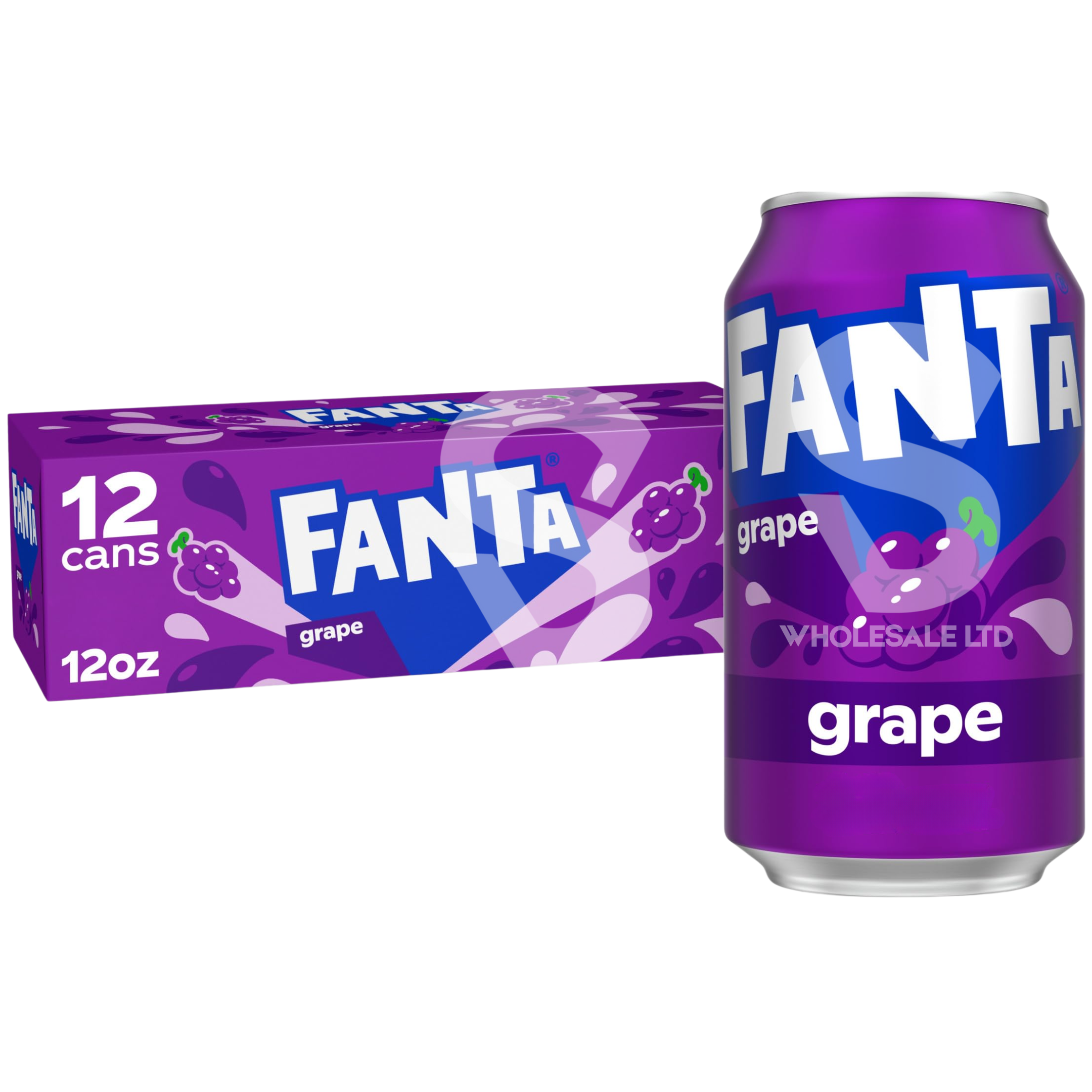 Fanta Grape USA 12-Can Pack (355ml) | American Import Soft Drink